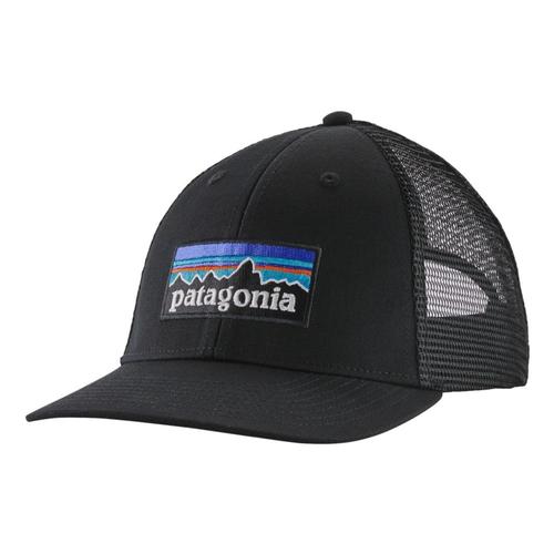 Patagonia P-6 Logo LoPro Trucker Hat Black_blk