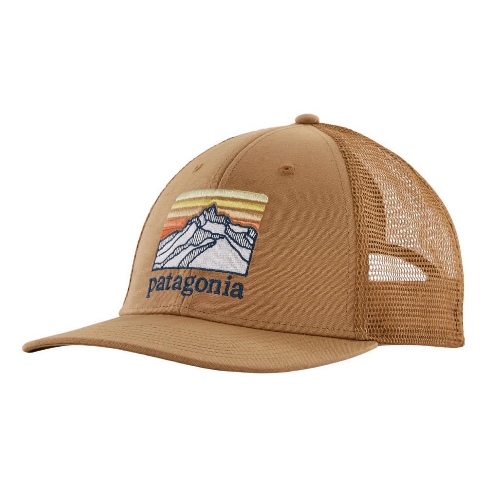 Patagonia Line Logo Ridge LoPro Trucker Hat GRAYBRN_GRBN