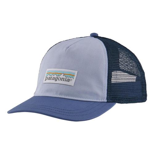 Patagonia Women's Pastel P-6 Label Layback Trucker Hat Beluga_beu