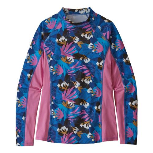 Patagonia Women's Micro Swell Rashguard Blue_tcwb