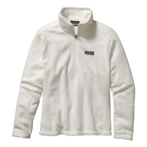 Patagonia Women's Micro D 1/4-Zip Fleece White_bcw