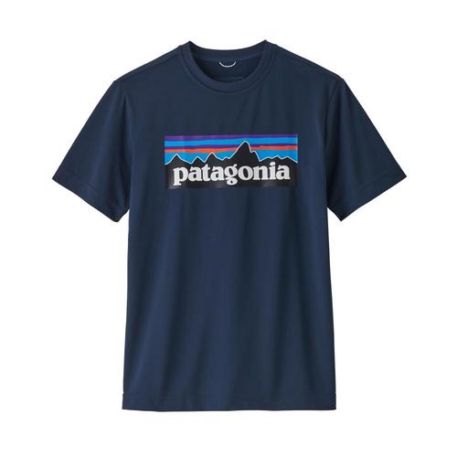 Patagonia Boys Capilene Cool Daily T-Shirt Navy_ponn