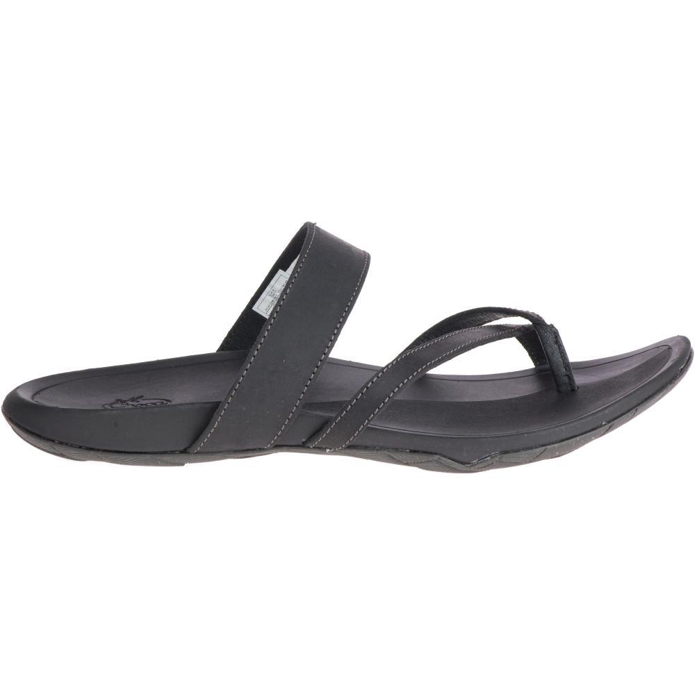 chaco black leather sandals