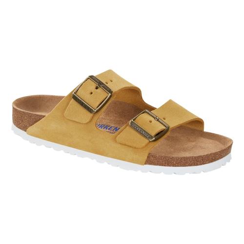 Birkenstock Women's Arizona Soft Footbed Sandals - Regular Ochre.Sd