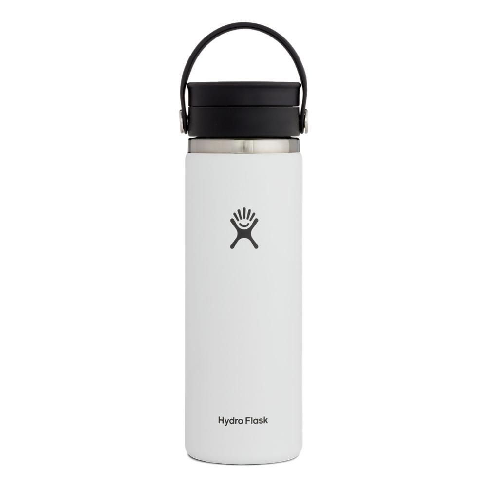 Hydro Flask 20oz Wide Mouth Water Bottle WHITE