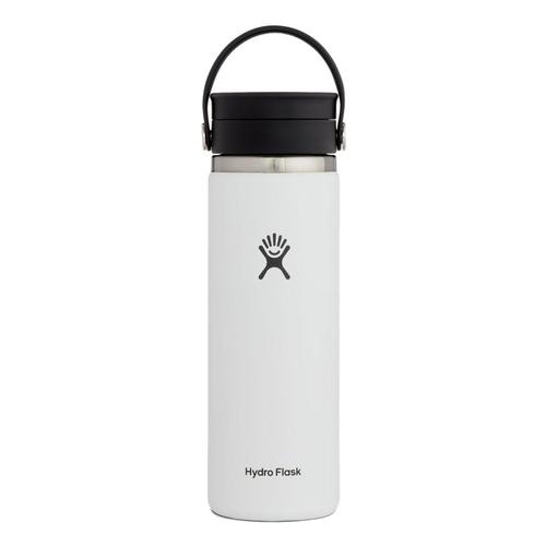 Hydro Flask 20oz Wide Mouth Water Bottle White