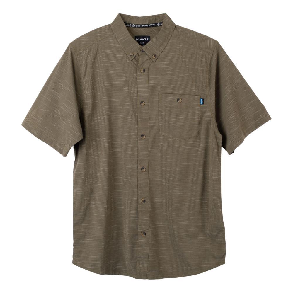 KAVU Men's Welland Short Sleeve Shirt GREEN_1492