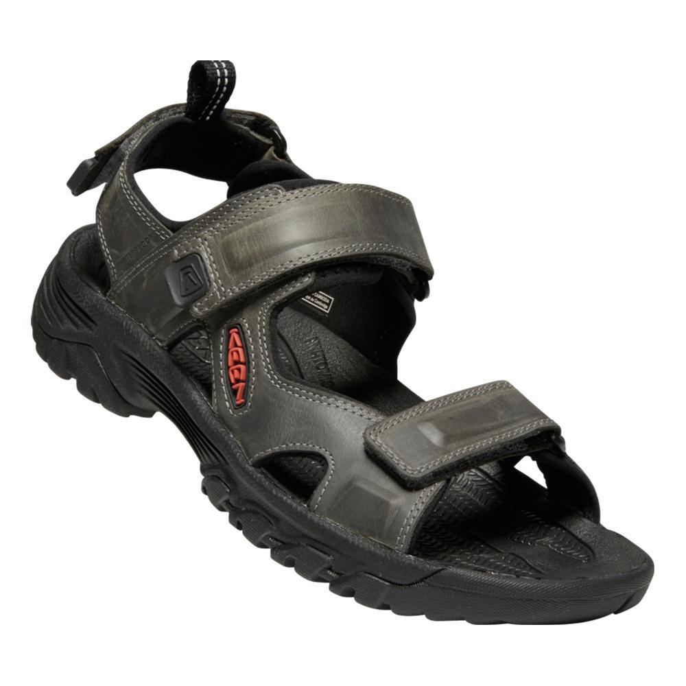 KEEN Men's Targhee III Open Toe Sandals GREY.BLK