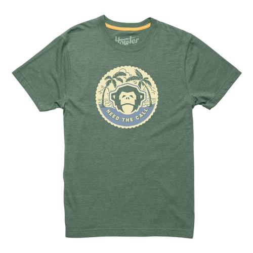 Howler Brothers Men's Mono Medallion T-Shirt Fadedolive