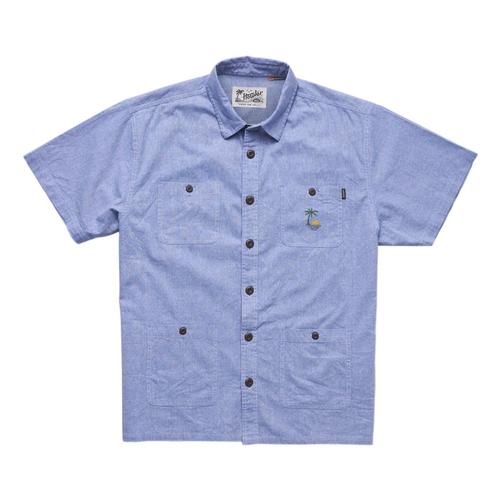 Howler Brothers Men's Voyager Shirt Sapphire_lbc