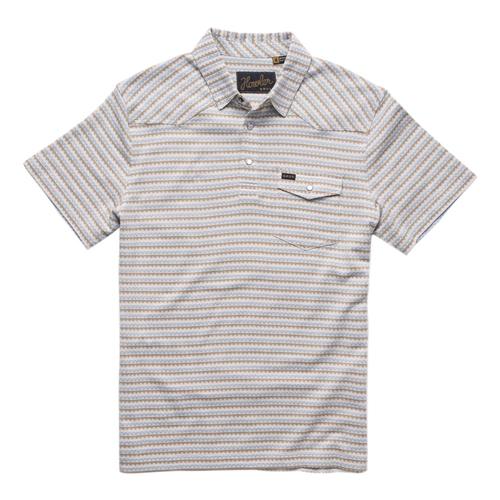 Howler Brothers Men's Ranchero Jacquard Polo Shirt Zjseashl_cly
