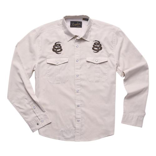 Howler Brothers Men's Gaucho Snapshirt - Pure Agave Cttnmouth_owo