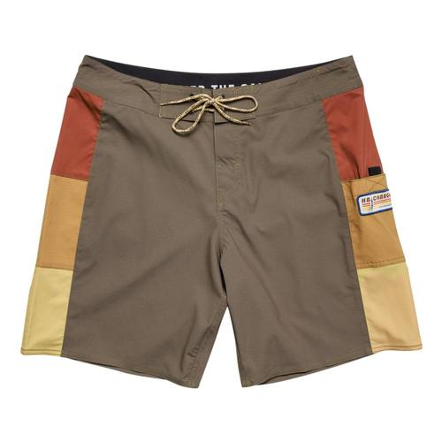 Howler Brothers Men's HB Chargers Boardshorts Brown_tek