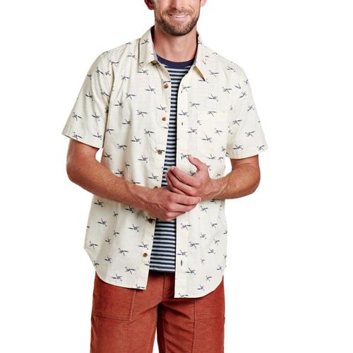 Toad&Men's Fletch Short Sleeve Shirt Oatmeal_116