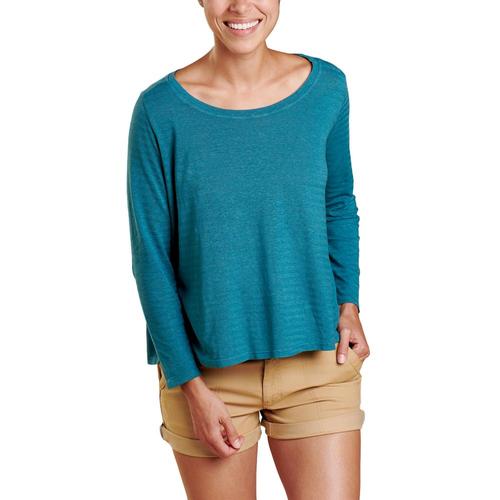 Toad&Co Women's Grom Three Quarter Sleeve Tee Hydro_974