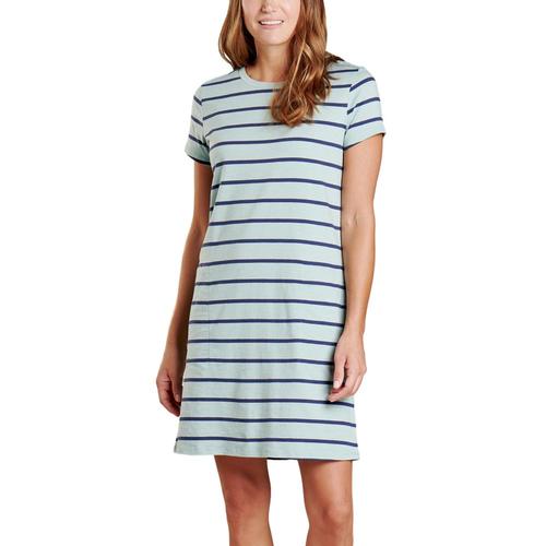 Toad&Co Women's Windmere II Short Sleeve Dress Bluesurf_952