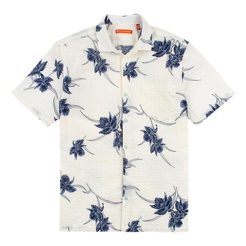 Tori Richard Men's Cattleya Short Sleeve Shirt White
