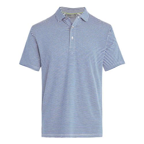 tasc Men's Air Stretch Polo Stripe Nautical_477