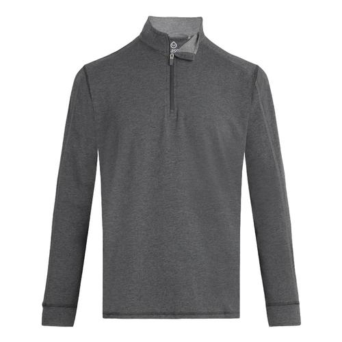 tasc Men's Carrollton 1/4 Zip Top Blackhthr_20