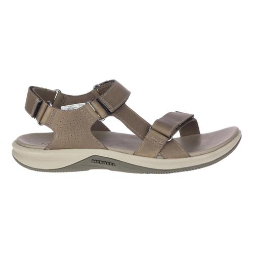 Merrell Women's Tideriser Luna Convert Leather Sandals Brindle