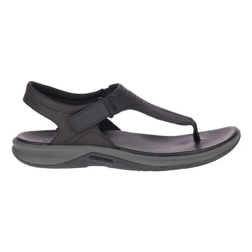 Merrell Women's Tideriser Luna Convert Leather Sandals Black