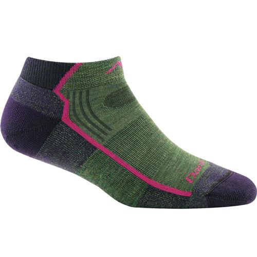 Darn Tough Women's Hiker No Show Light Cushion Socks Mossheathr