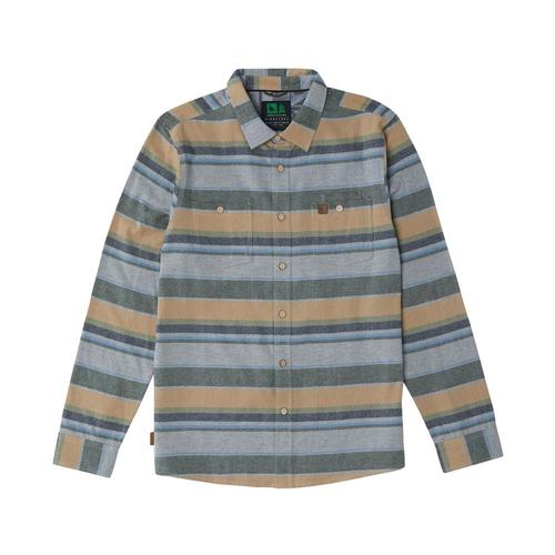 HippyTree Men's Basalt Flannel Greystirpe