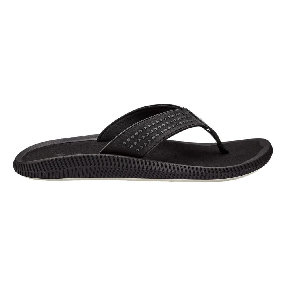 OluKai Men's Ulele Beach Sandals BLACK_4040