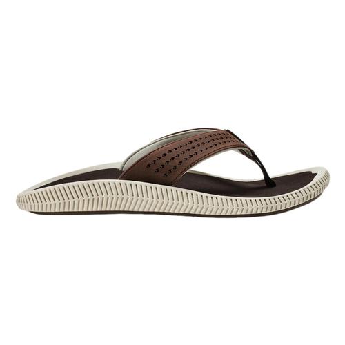 OluKai Men's Ulele Beach Sandals Dkwood_6363