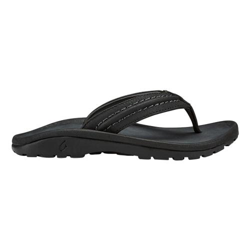 OluKai Kid's Hokua Beach Sandals Black406c