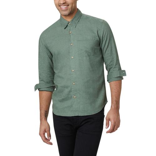 tentree Men's Mancos Longsleeve Shirt Forest_701