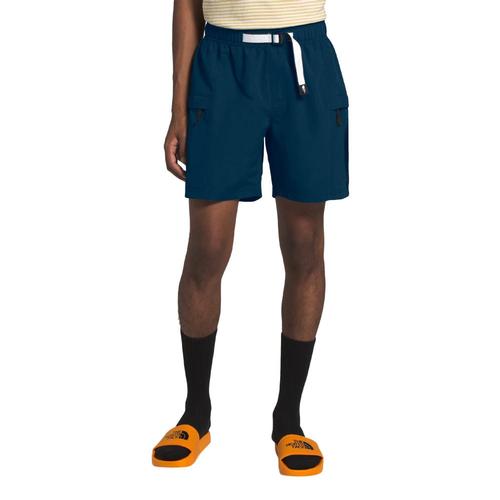 Then North Face Men's Class V Belted Trunks - 7in Blue_n4l
