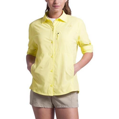 The North Face Women's Outdoor Trail Long Sleeve Shirt Yellow_vc5