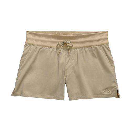 The North Face Women's Aphrodite Motion Shorts - 4in Beige_zdl