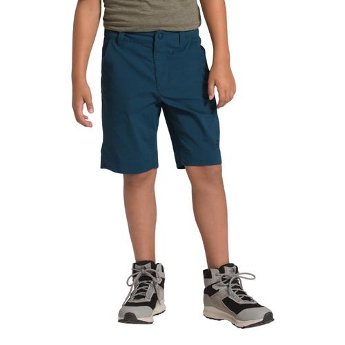 The North Face Boys Spur Trail Shorts Bluteal_n4l