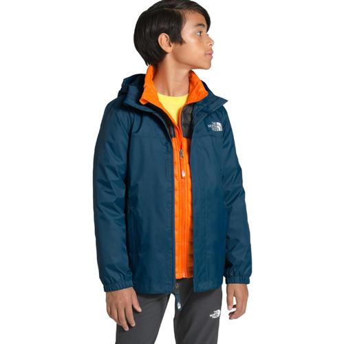 The North Face Boys Resolve Reflective Jacket Bluteal_n4l
