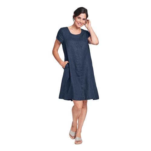 FLAX Women's Generous Garden Party Dress Bluenight