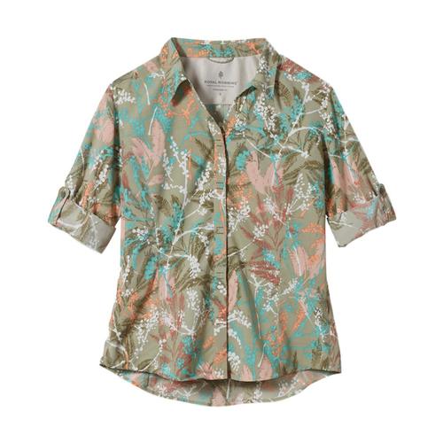 Royal Robbins Women's Expedition Print 3/4 Sleeve Shirt Tea_301