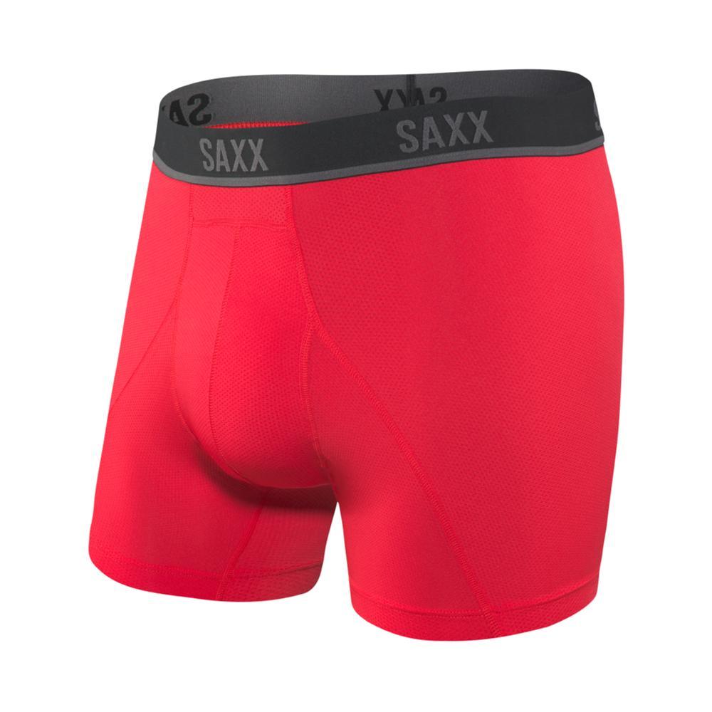 SAXX Men's Kinetic HD Boxer Briefs RED_RED