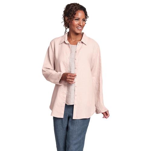 FLAX Women's Crossroads Blouse Blush