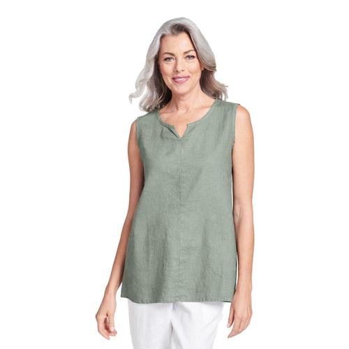 FLAX Women's True Tunic Greentea