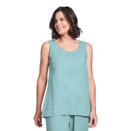FLAX Women's Blossom Tank Aqua