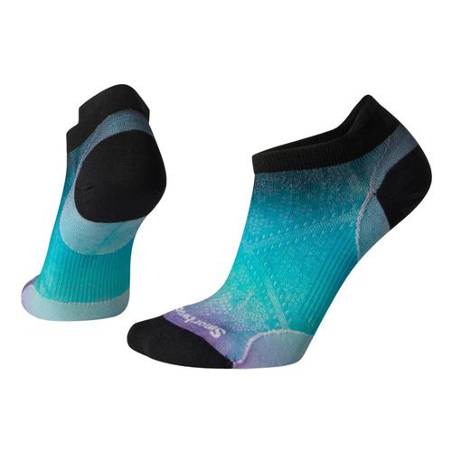 Smartwool Women's PhD Run Ultra Light Ombre Print Micro Socks Capri_810