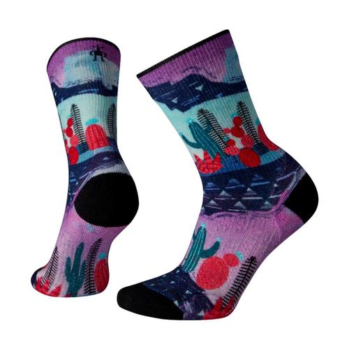 Smartwool Women's Outdoor Light Print Crew Socks Oasis_d13