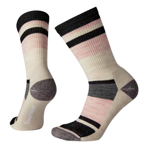 Smartwool Women's Hike Light Striped Crew Socks Charco_003
