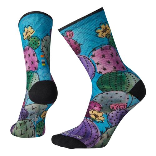 Smartwool Women's Curated Cactus and Flowers Print Crew Socks Multi_150