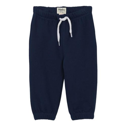 Hatley Navy French Terry Baby Joggers Solstice