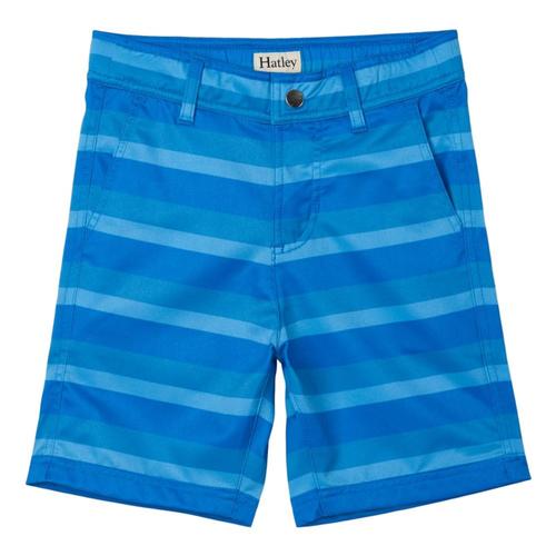 Hatley Boys Blue Stripe Quick Dry Shorts Vicblue