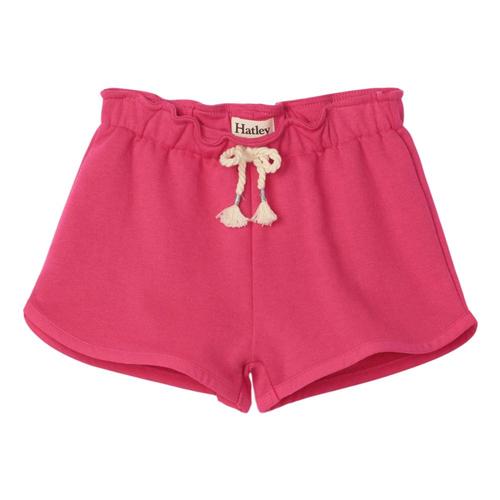 Hatley Girls Fuchsia Paper Bag Shorts Pinkyrw