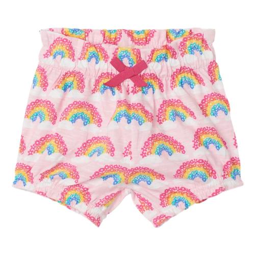 Hatley Magical Rainbows Baby Shorts Cndypink